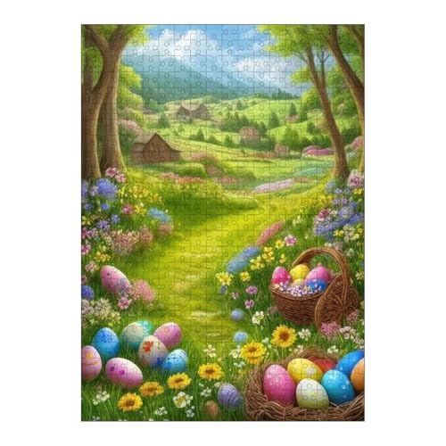 1000-teiliges Puzzle zum Thema Ostern Zsh527 (White, 28X25X5CM) von Generic