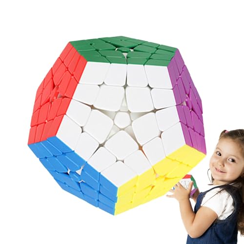 12 -seitiger Magic Cube - Dodecaeder -Puzzlespielzeug, Kreativer Geschwindigkeitswürfel Für Erwachsene | Bildungsmagiewürfel, Anspruchsvolles Geschwindigkeits-Puzzle-Spielzeug Für Kinder, Gehirn-Boost von Generic