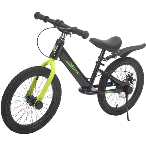 16 Zoll Laufrad für große Kinder | Trainingsfahrrad ohne Pedale mit Scheibenbremse | Ständer | Schutzbleche | Farbige Speichen | Kinderlaufrad ab 4-8 Jahre Jungen Mädchen,Schwarz 16 Zoll Laufrad für große Kinder | Trainingsfahrrad ohne Pedale mit Scheibenbremse | Ständer | Schutzbleche | Farbige Speichen | Kinderlaufrad ab 4-8 Jahre Jungen Mädchen,Schwarz von Generic