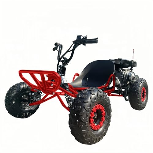 212cc 4-Takt Offroad-Go-Kart, 45 km/h, ab 16 Jahren, ATV, Freizeitspielzeug (rot) von Generic