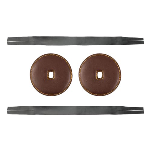 2Pcs Becken Gurt Riemen mit Pads Weiche Marching Becken Gürtel Becken Griff, Dunkelbraun 2Pcs Becken Gurt Riemen mit Pads Weiche Marching Becken Gürtel Becken Griff, Dunkelbraun von Generic