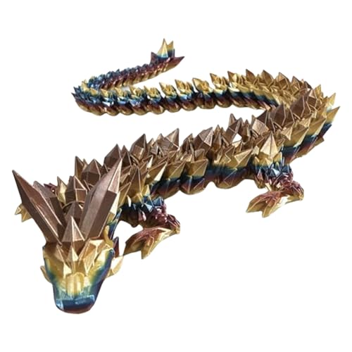 3 -D -gedruckter Drache - Drachenfigur | Drachenschmuck | 3-D-gedruckter Artikuliertes Spielzeug | Artikuliertes Spielzeug | Desktop Orament Home Decor Schreibtischspielzeug Mit Flexibler Bewegung Von von Generic