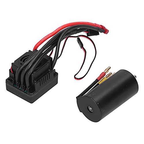 3670 2150 KV Bürstenloser Motor, Hochleistungs 2150 -KV -Motor und 120A ESC für 1/8 RC -Auto, Einschließlich 3670 Set -Austausch T Stecker T -Stecker von Generic