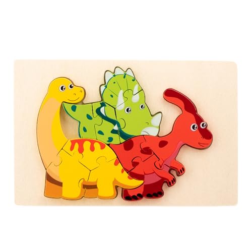 3D-Cartoon-Pädagogisches Puzzle, 3D-Cartoon-Lernpuzzle für Kinder, 3D-Puzzle, Holzpuzzle, Lernspielzeug, Lernspielzeug, Puzzle von Generic