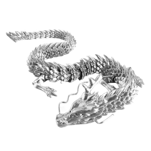 3D-Gedruckter Beweglicher Drache, 3D Gedruckter Drache, realistische bewegliche Drachen-Modell-Figuren, Dragons Spielzeug, 3D-gedruckte Edelstein-Drachenfiguren Kristalldrachen-Spielzeugfigur von Generic