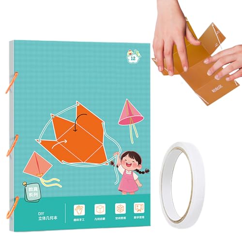 3D Geometrie Buch Für Kinder | 3D Geometrie Lernbuch Mit 9/12/15 Körpern,Flechtspiel Mit Schnur Für Jugendliche Mädchen Anfänger Homeschool Kindergarten Reise 3D Geometrie Buch Für Kinder | 3D Geometrie Lernbuch Mit 9/12/15 Körpern,Flechtspiel Mit Schnur Für Jugendliche Mädchen Anfänger Homeschool Kindergarten Reise von Generic