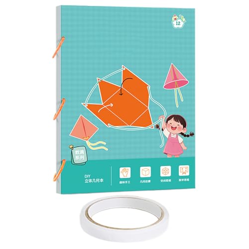 3D Geometrie Mathematik Lernbuch,3D Geometrie Lernspielzeug Mit 9/12/15 Körpern - Interaktives Spielzeug Für Vorschule Kindergarten Schüler Anfänger Hauslehrer 3D Geometrie Mathematik Lernbuch,3D Geometrie Lernspielzeug Mit 9/12/15 Körpern - Interaktives Spielzeug Für Vorschule Kindergarten Schüler Anfänger Hauslehrer von Generic