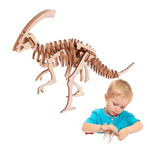 -Holzpuzzle | Holzpuzzle diys Dinosaurier | Pädagogisches -Spielzeug für Erwachsene und Kinder, diys-Holzpuzzle, unterhaltsame und sichere Aktivität von Generic