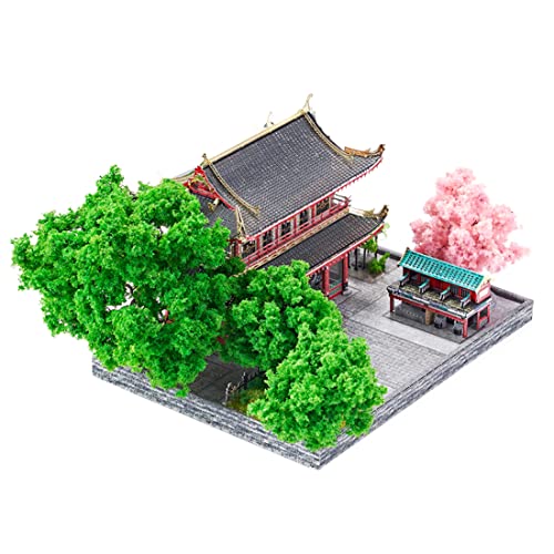 3D Metallpuzzle, 298-teiliger Sensoji-Tempel, 3D-Modellbausatz mit LED-Licht, DIY-Metallmodell, Modellbausatz Erwachsene von Generic