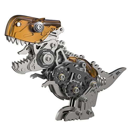 3D Metallpuzzle, Dinosaurier-Modellbausatz, Tyrannosaurus Rex, 185-teilig, 3D Metallpuzzle, Miniatur-Modellbausätze, 3D-Knobelspiele, Metall-Edelstahl-Ornamente Erwachsene von Generic