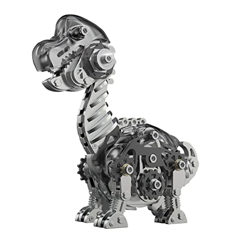 3D Metallpuzzle, Dinosaurier-Zusammenbaumodell, 3D-Metallmodellbausatz, lasergeschnittenes Modell, mechanisches Puzzle – Brachiosaurus von Generic