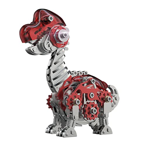 3D Metallpuzzle, Dinosaurier-Zusammenbaumodell, 3D-Metallmodellbausatz, lasergeschnittenes Modell, mechanisches Puzzle – Brachiosaurus von Generic