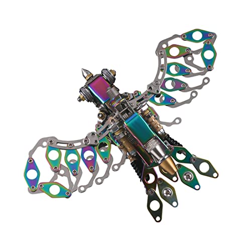 3D Metallpuzzle, Mechanischer Vogel, 5-in-1-Zusammenbaumodell, 3D-Metallmodellbausatz, Laserschnittmodell, Mechanisches Puzzle, Kreativ Erwachsene, 456 Teile von Generic