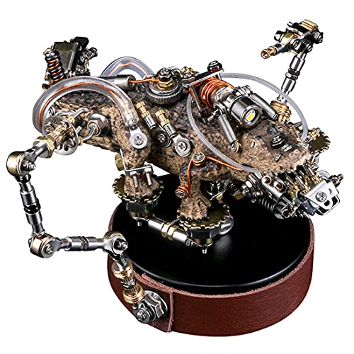 3D Metallpuzzle Mechanisches Krokodil Modellbausatz, 547 Teile DIY Puzzle Konstruktionsspielzeug Erwachsene von Generic