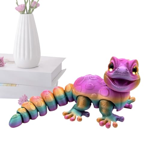 3D-gedrucktes Chamäleon | Reptilien Eidechsen-Reptilien-Spielzeug-Schreibtischstatue Reptil Spielzeug für Kinder 3D-gedrucktes Chamäleon | Reptilien Eidechsen-Reptilien-Spielzeug-Schreibtischstatue Reptil Spielzeug für Kinder von Generic