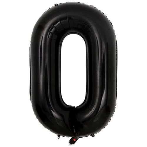 40cm Folien Ballon Zahlen Helium Luftballons hochzeit dekorationen Geburtstag Partei -schwarz-0//16inch von Generic