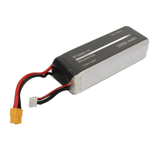 4S 14,8V 5000mAh Lipo-Akku, RC-Hubschrauber-Akku Kompatibel mit Flywing FW450 V3 von Generic