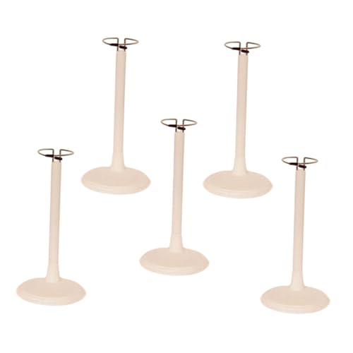 5 X Puppen Display Halter, Puppen Modell Unterstützung, Sammlerfiguren Display Ständer, Plüsch Spielzeug Basis für DIY Handwerkspuppen, Action Figuren, 20 bis 28 cm für 35 von Generic