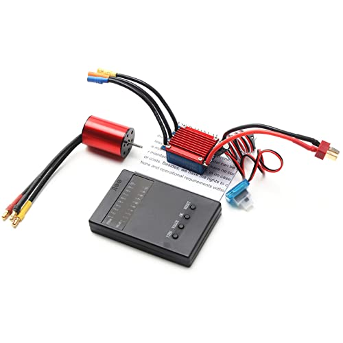 5800KV Bürstenloser Motor, 25A ESC-Programmkartenset für 1:16 1:18 2S RC-Automotor Rennwagen (5800KV) von Generic