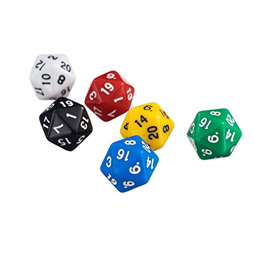 Cutefly O9V3 Polyhedral Dice, Acryl von MagiDeal