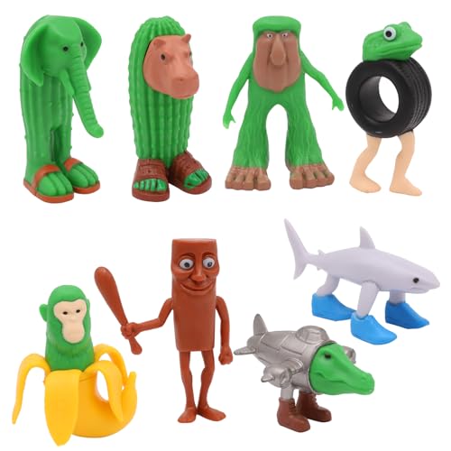 8 Stück Tung Tung Tung Sahur Figur 8er Set,3D Gedrucktes Italian Brainrot Figuren,Italienische Brainrot Action Figuren FüR Kinder&Erwachsene 8 Stück Tung Tung Tung Sahur Figur 8er Set,3D Gedrucktes Italian Brainrot Figuren,Italienische Brainrot Action Figuren FüR Kinder&Erwachsene von Generic