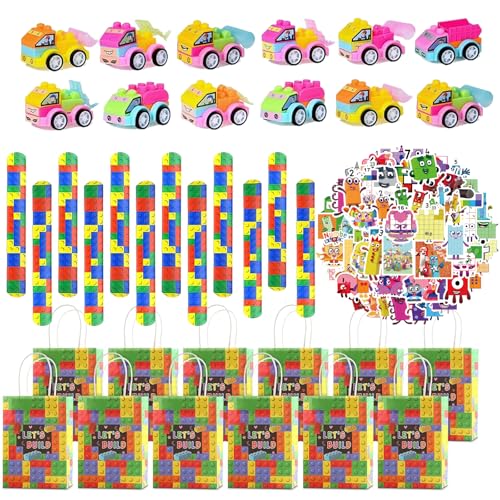 88PCS Bausteine Party Mitgebsel,Bausteine Schlüsselanhänger Silikon Armband Geschenktüte Spielzeugauto Schnapparmband Aufkleber, für DIY Blöcken Themen Party Geschenk für Kindergeburtstag 88PCS Bausteine Party Mitgebsel,Bausteine Schlüsselanhänger Silikon Armband Geschenktüte Spielzeugauto Schnapparmband Aufkleber, für DIY Blöcken Themen Party Geschenk für Kindergeburtstag von Generic