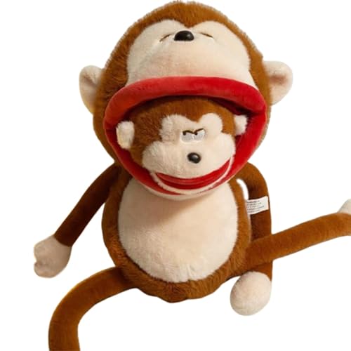Affen Actionfigur, süßes gefülltes Spielzeug, Plüschtier mit Affen-Motiv, kreativer Plüschtier-Affe, Plüschkissen für Familie Freunde Cole Affen Actionfigur, süßes gefülltes Spielzeug, Plüschtier mit Affen-Motiv, kreativer Plüschtier-Affe, Plüschkissen für Familie Freunde Cole von Generic
