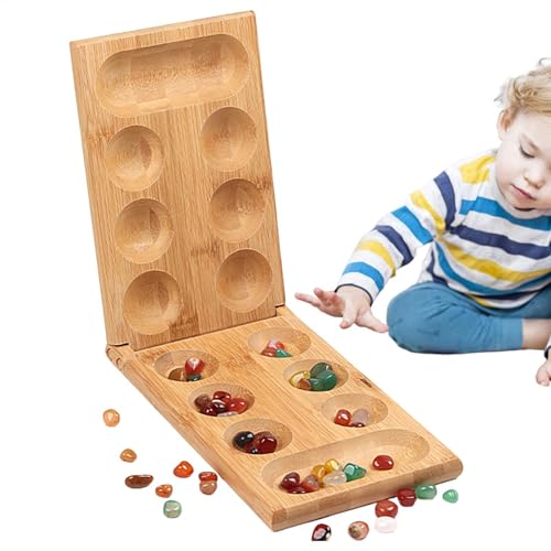 Afrikanisches Mancala-Brettspiel, Faltbares Mancala-Brettspielset Aus Holz – Afrikanisches Mancala-Brettspiel, Couchtisch, African Stowe, Afrikanisches Mancala-Brettspiel, Couchtisch, African Storr, K von Generic