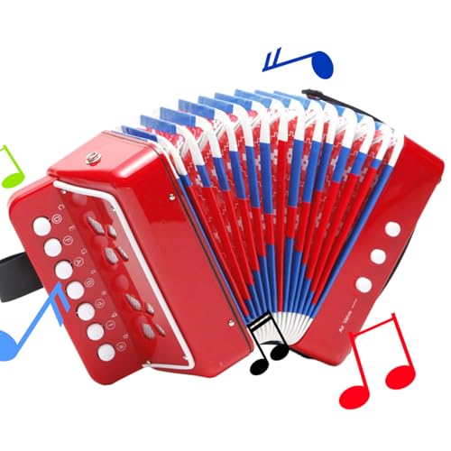 Akkordeonspielzeug für Kinder – kompaktes Musik-Quetschinstrument, für Kinderanfänger | pädagogisches Klangspielzeug als Geschenk, tragbares zum frühen Lernen für Kleinkinder, Jung Akkordeonspielzeug für Kinder – kompaktes Musik-Quetschinstrument, für Kinderanfänger | pädagogisches Klangspielzeug als Geschenk, tragbares zum frühen Lernen für Kleinkinder, Jung von Generic