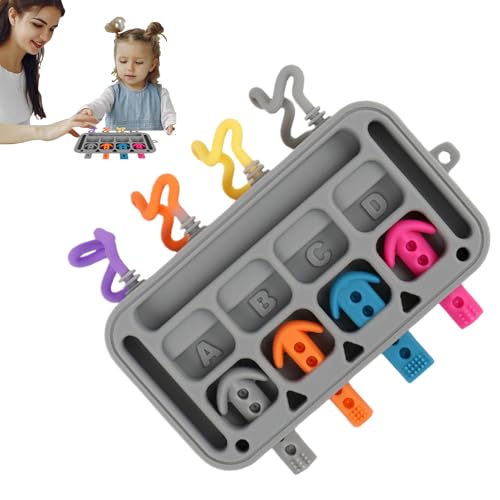 Aktivitätentipps | Spielzeug aus Silikon Plug-in Board | Verbesserung der Motorik, Spielzeug für die frühe Entwicklung aus Silikon für Kinder von 1 bis 3 Jahren, pädagogische Aktivität Aktivitätentipps | Spielzeug aus Silikon Plug-in Board | Verbesserung der Motorik, Spielzeug für die frühe Entwicklung aus Silikon für Kinder von 1 bis 3 Jahren, pädagogische Aktivität von Generic
