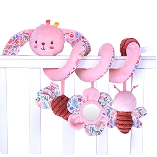 Aktivitätsspielzeug für Autositz, Plüsch-Kinderwagenspielzeug, sensorisches Plüschspielzeug mit Quietscher, Rassel, weiches Tierspielzeug, lustiges dehnbares Spielzeug für mobile Wiege Aktivitätsspielzeug für Autositz, Plüsch-Kinderwagenspielzeug, sensorisches Plüschspielzeug mit Quietscher, Rassel, weiches Tierspielzeug, lustiges dehnbares Spielzeug für mobile Wiege von Generic