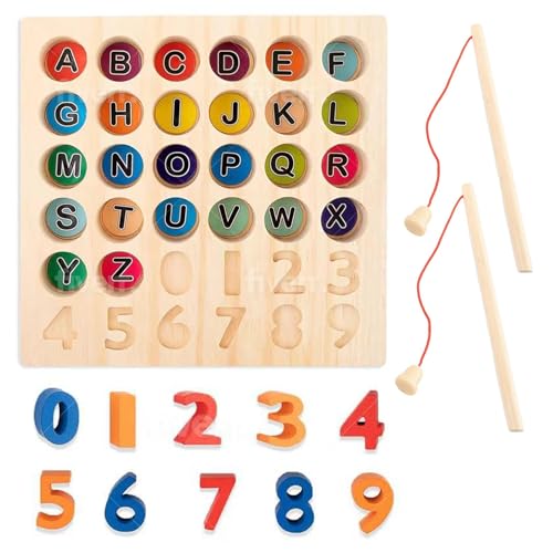 Angelspiele für Kinder, Bildungslernboard | Lustige magnetische Alphabet -Lernkarte - Tragbares Farbpassend -Puzzle, Roadtrip -Aktivitäten für, Mädchen von Generic