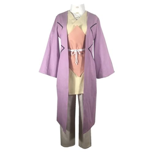 Anime Cosplay Kostüme Gen Asagiri Kimono Kleid Uniformen Full Set Halloween Party Outfit,Pink-L von Generic