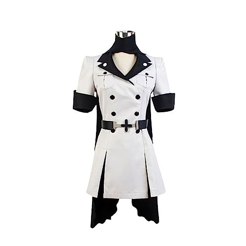 Anime Esdeath Cosplay Kostüm Anime Uniformanzug Halloween Carnival Party,White-3XL von Generic