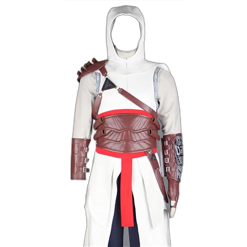 Anime Halloween Cosplay Kostüm Für Altair IBN LaAhad, Sonderanfertigung (white,3XL) von Generic