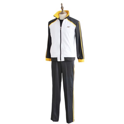 Anime Natsuki Subaru Cosplay Kostüm Schuluniform Outfit Komplettset Für Halloween (White,XL) von Generic