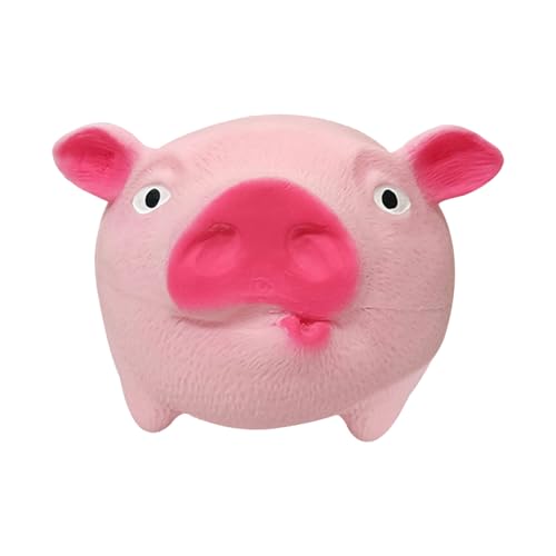 Anti Stress Schwein Quetsch Spielzeug, 930g, TPR-Leder, Schubkastein Schwein Stressball Antistressball Kinder Erwachsene Bälle Antistress Ball Quetschball Knautschball Knetball Wutball (Rosa) von Generic