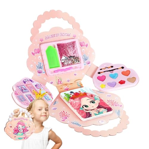 Anzieh-Aufkleber – Papierpuppen-Aufkleber-Set, Anzieh-Aufkleber-Aktivität | Papier-Anzieh-Aufkleber-Set, kreatives Anzieh-Spielset, Prinzessin-Make-up-Anzieh-Aufkleber auf Papier für Mädchen von Generic