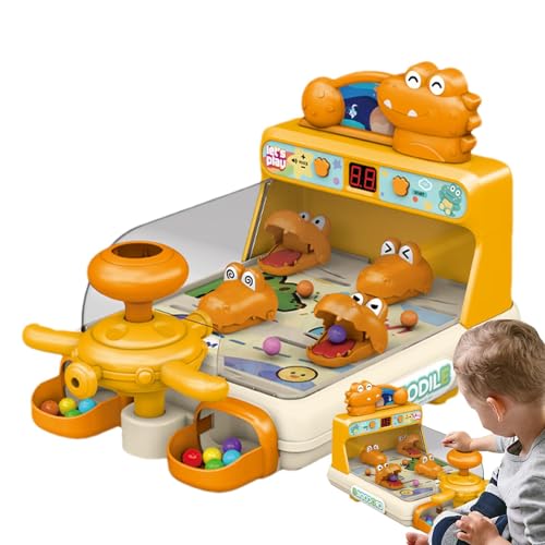 Arcade-Flipper, Dinosaurier-Flipper | Lustige Arcade-Spielautomaten-Arcade-Spiele für Kinder - Innovatives elektronisches Tisch-Flipperspiel, Miniatur-Flipper für Kinder im Alter von 4–6 Jahren von Generic