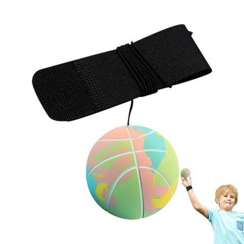 Armbandkugel, Sprungball des Handgelenks, Springseil Ball aus Gummi, Rückprallband, Bounce Back-Armband mit Schnur für Erwachsene, Mädchen, Jugendliche, Armbandkugel, Sprungball des Handgelenks, Springseil Ball aus Gummi, Rückprallband, Bounce Back-Armband mit Schnur für Erwachsene, Mädchen, Jugendliche, von Generic