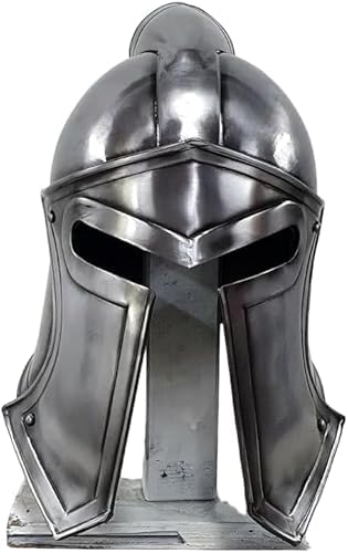 Armor Helm Captain Fantasy LARP Mittelalter Cosplay Helm Kostüm Halloween Festival Requisiten Herren Rüstung von Generic