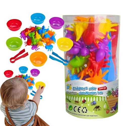 Assoziationsspiel, Farbspielzeug – Mathematisches Spielzeug zum Lernen im Vorschulalter, interaktive Spiele zum Zählen von Mathematik, Farbsortierspiele mit Sortierschalen für Assoziationsspiel, Farbspielzeug – Mathematisches Spielzeug zum Lernen im Vorschulalter, interaktive Spiele zum Zählen von Mathematik, Farbsortierspiele mit Sortierschalen für von Generic