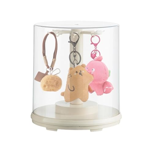 Aufbewahrungsbox für Puppen aus Plüsch – transparente Sammlerstücktasche | Drehbares Schutzgehäuse für Plüschpuppen, Sammelfiguren, Schlüsselanhänger und Figuren Aufbewahrungsbox für Puppen aus Plüsch – transparente Sammlerstücktasche | Drehbares Schutzgehäuse für Plüschpuppen, Sammelfiguren, Schlüsselanhänger und Figuren von Generic