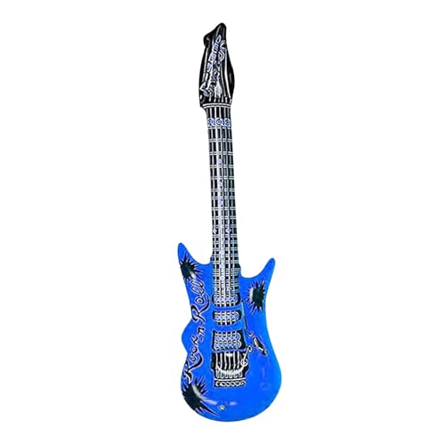 Aufblasbare Gitarre – PVC-Musikinstrumente, -Requisiten | Blow-Up-Gitarreninstrumente | wasserdichte -Requisiten, Gitarren Für Partys, Blow Rock Gitarre, -Dekorationen, Foto-Requisiten von Generic