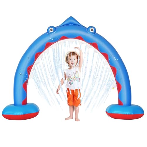 Aufblasbarer Wassersprinkler – Arch Sprinkler, Arch Sprinkler für Outdoor-Spiele für | Aufblasbarer Riesensprinkler, Wasserspielzeug für Kleinkinder, für Sommer-Outdoor-Aktivitäten da von Generic