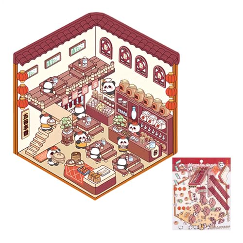 Aufkleber Szenen für Erwachsene - Cartoon Aufkleber für Zimmer Handgemachte Home Stickers - Wasserdichte Hausaufkleber, Lernspielzeug für Thanksgiving, Weihnachten Aufkleber Szenen für Erwachsene - Cartoon Aufkleber für Zimmer Handgemachte Home Stickers - Wasserdichte Hausaufkleber, Lernspielzeug für Thanksgiving, Weihnachten von Generic