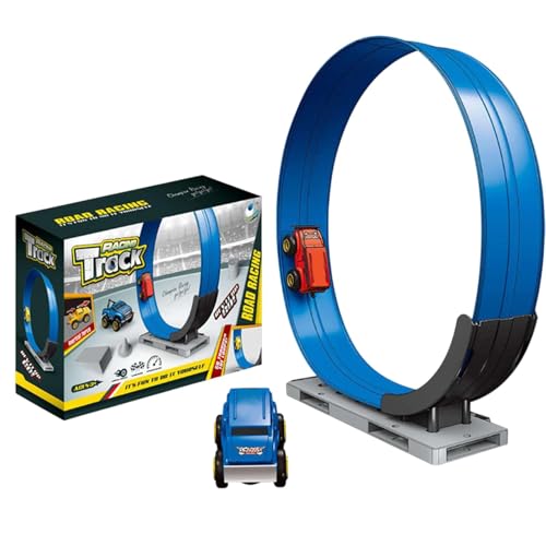 Auto Track Set - Slot Car Race Track - Magnetic Toy Track Race Car - Auto -Rennspiele, Leichtathletik -Autospielzeug, Auto -Track -Spiel -Set für Kinder, Mädchen Teenager, alle Altersgrup von Generic