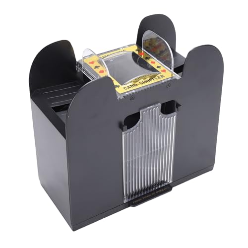 Automatischer Karten -Shuffler, 6 Decks Batteriebetriebene Elektrische Spielmaschine für Heimkarten -Brettspiele Reise Automatischer Karten -Shuffler, 6 Decks Batteriebetriebene Elektrische Spielmaschine für Heimkarten -Brettspiele Reise von Generic