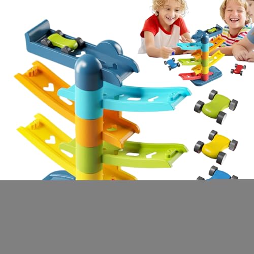 Autorennbahn Spielzeug,Motorik Fahrzeug Spielzeug - Interaktive Rampen Spielwelt zur Motorik Förderung für Kinder ab 3 Jahren Autorennbahn Spielzeug,Motorik Fahrzeug Spielzeug - Interaktive Rampen Spielwelt zur Motorik Förderung für Kinder ab 3 Jahren von Generic