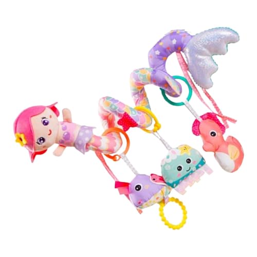 Autositz Kinderwagen Baby Spielzeug Wiege Kinderwagenspielzeug für Babys | Sensorisches Spielzeug, Meerjungfrau, sensorische Aktivitätswiege mit Spielbox, Rasseln und BB-Piepton für die Bedeutung Autositz Kinderwagen Baby Spielzeug Wiege Kinderwagenspielzeug für Babys | Sensorisches Spielzeug, Meerjungfrau, sensorische Aktivitätswiege mit Spielbox, Rasseln und BB-Piepton für die Bedeutung von Generic